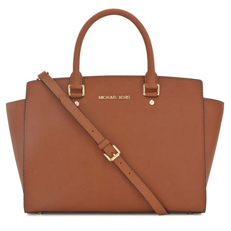 michael kors selma large tan|michael kors selma saffiano.